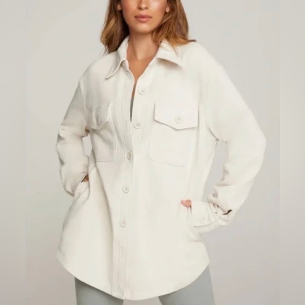 Good American Cotton Shacket